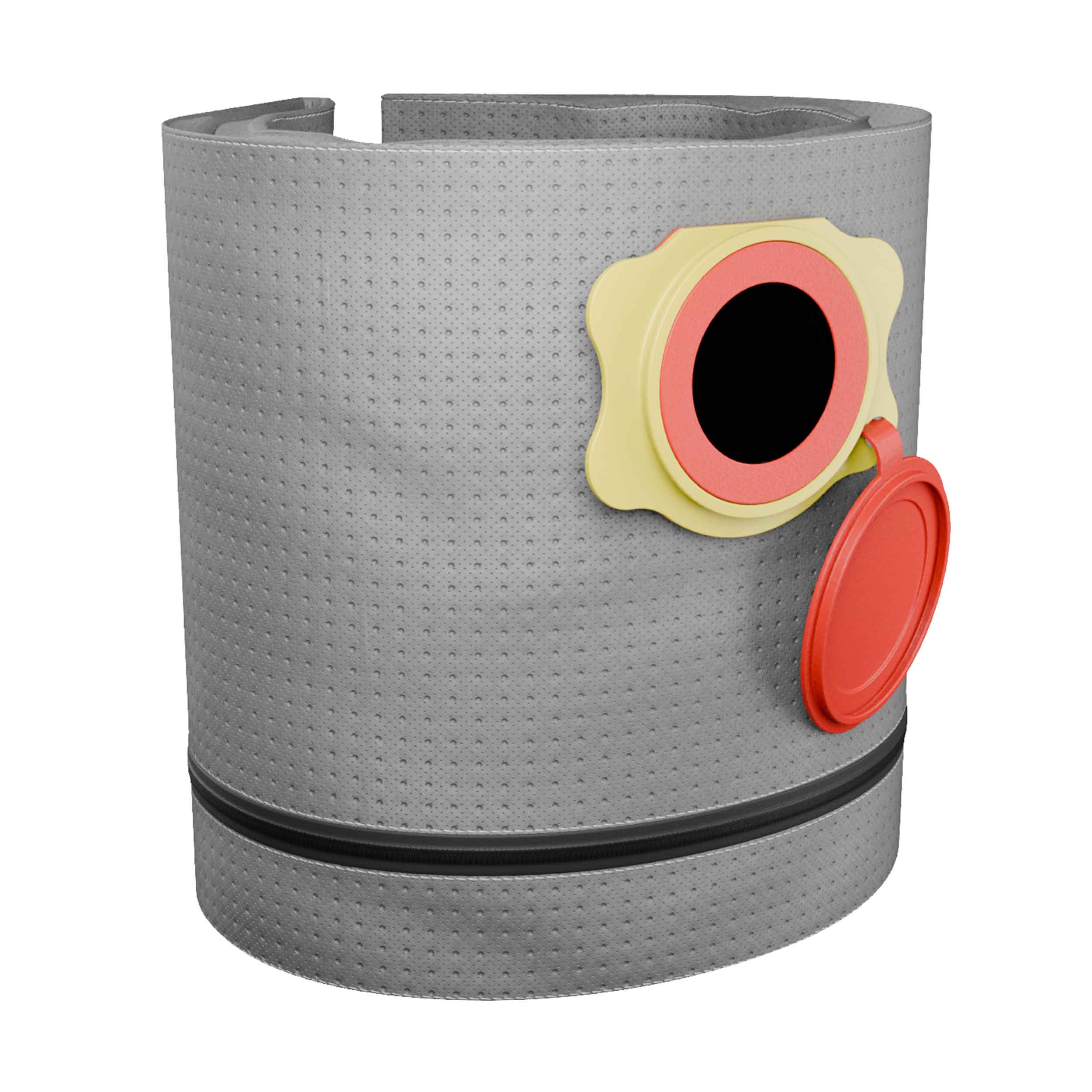 Reusable dust bag for Karcher WD5, WD6 and NT27/1 vacuum cleaners - side view