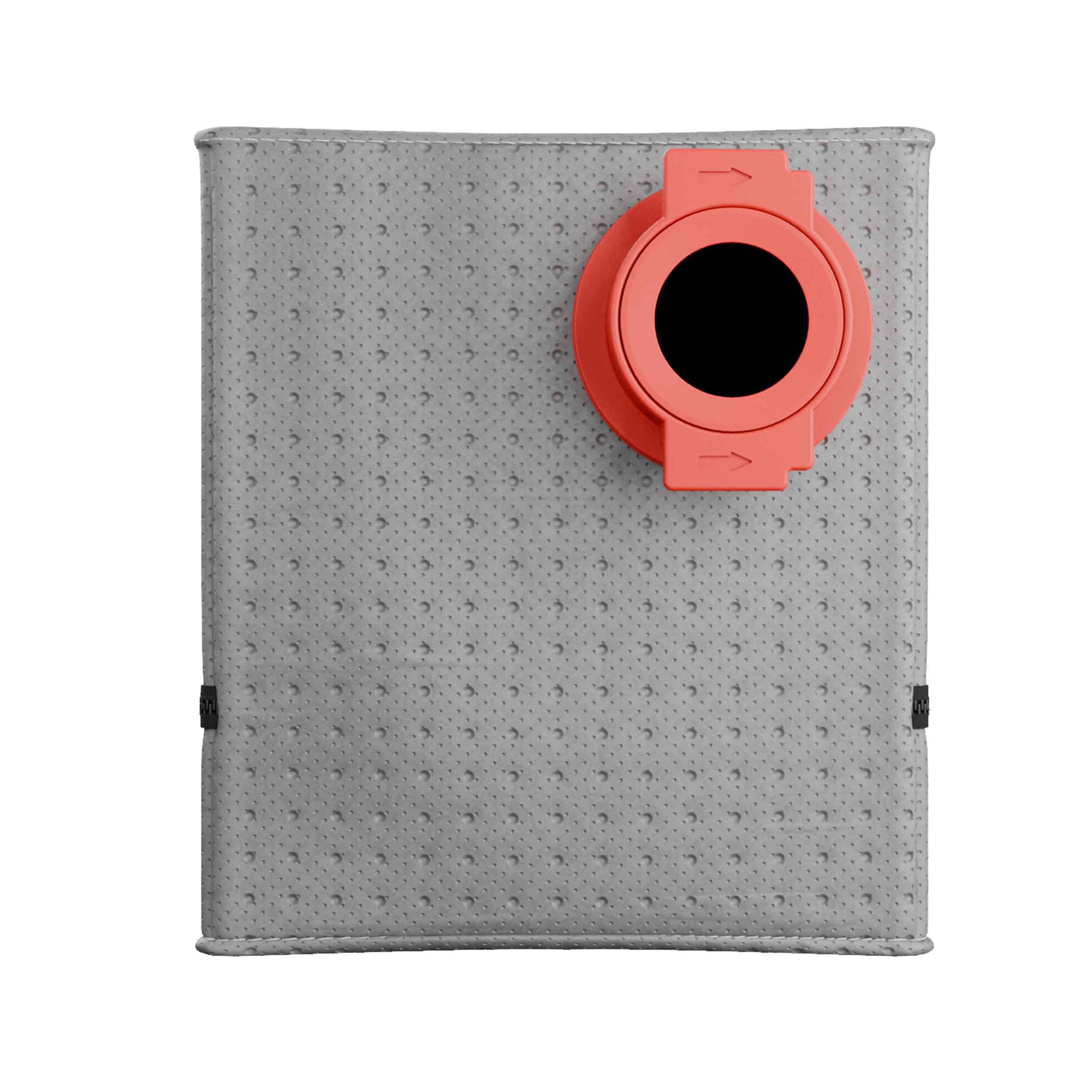 Reusable dust bag for Milwaukee M12 FUEL 1.6 Gallon Wet/Dry Vacuum - front view