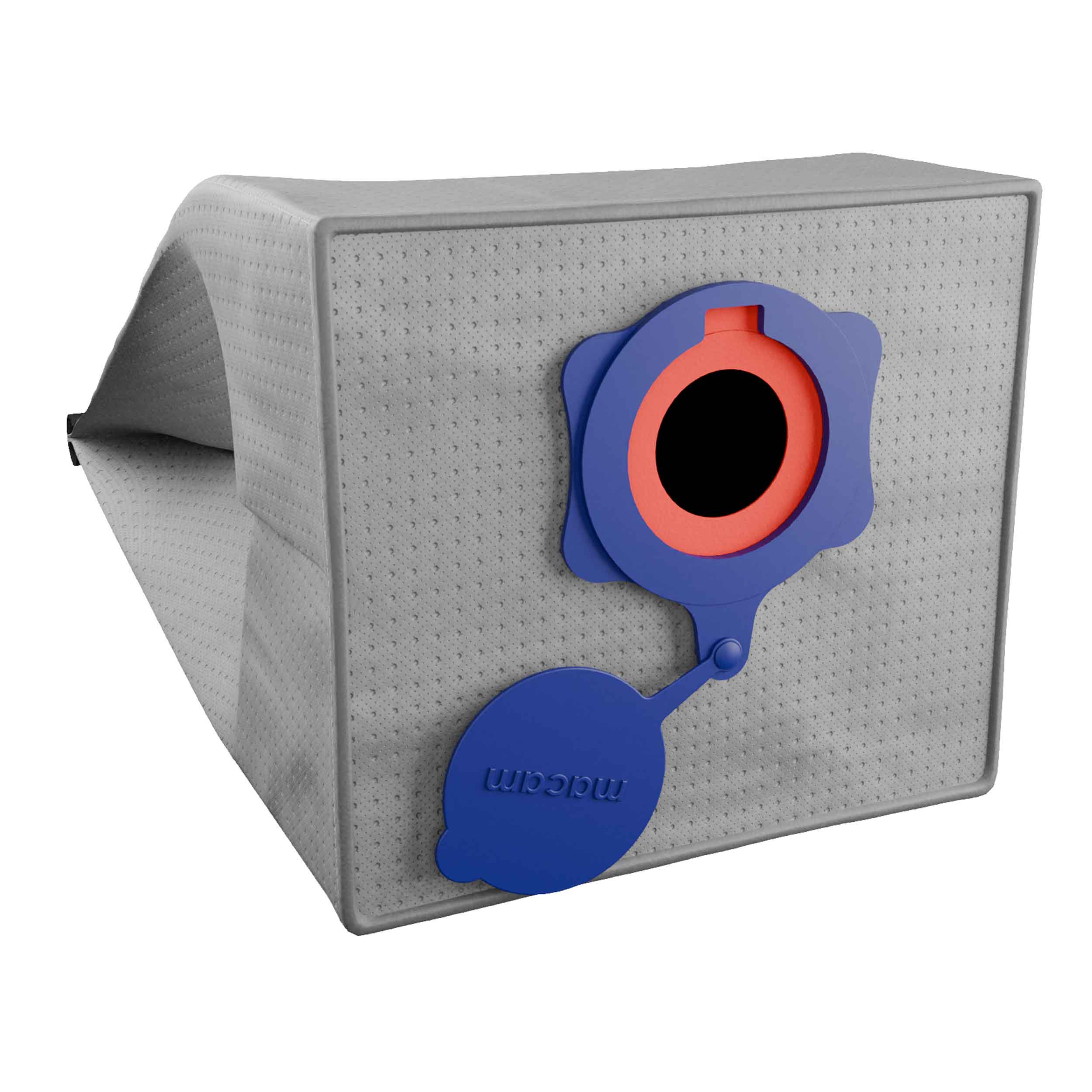 Reusable dust bag for Nilfisk ATTIX 33-01 IC, 33-2L IC and 33-2M PC dust extractors - side view