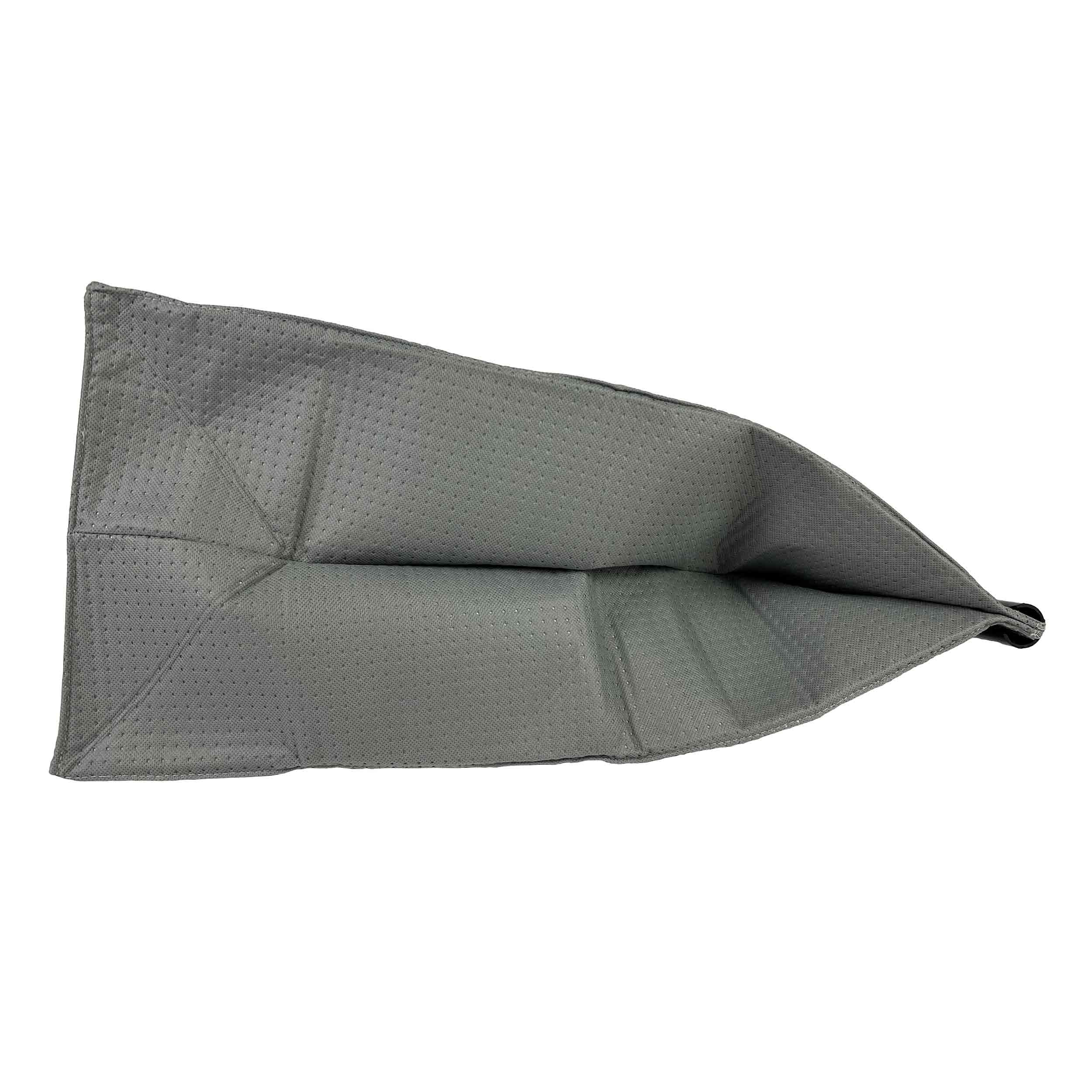 Reusable dust bag for Nilfisk Attix fitted inside the dust extractor, side view