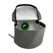 Reusable dust bag for Numatic Henry XL, Charles and George fitted inside the vacuum cleaner