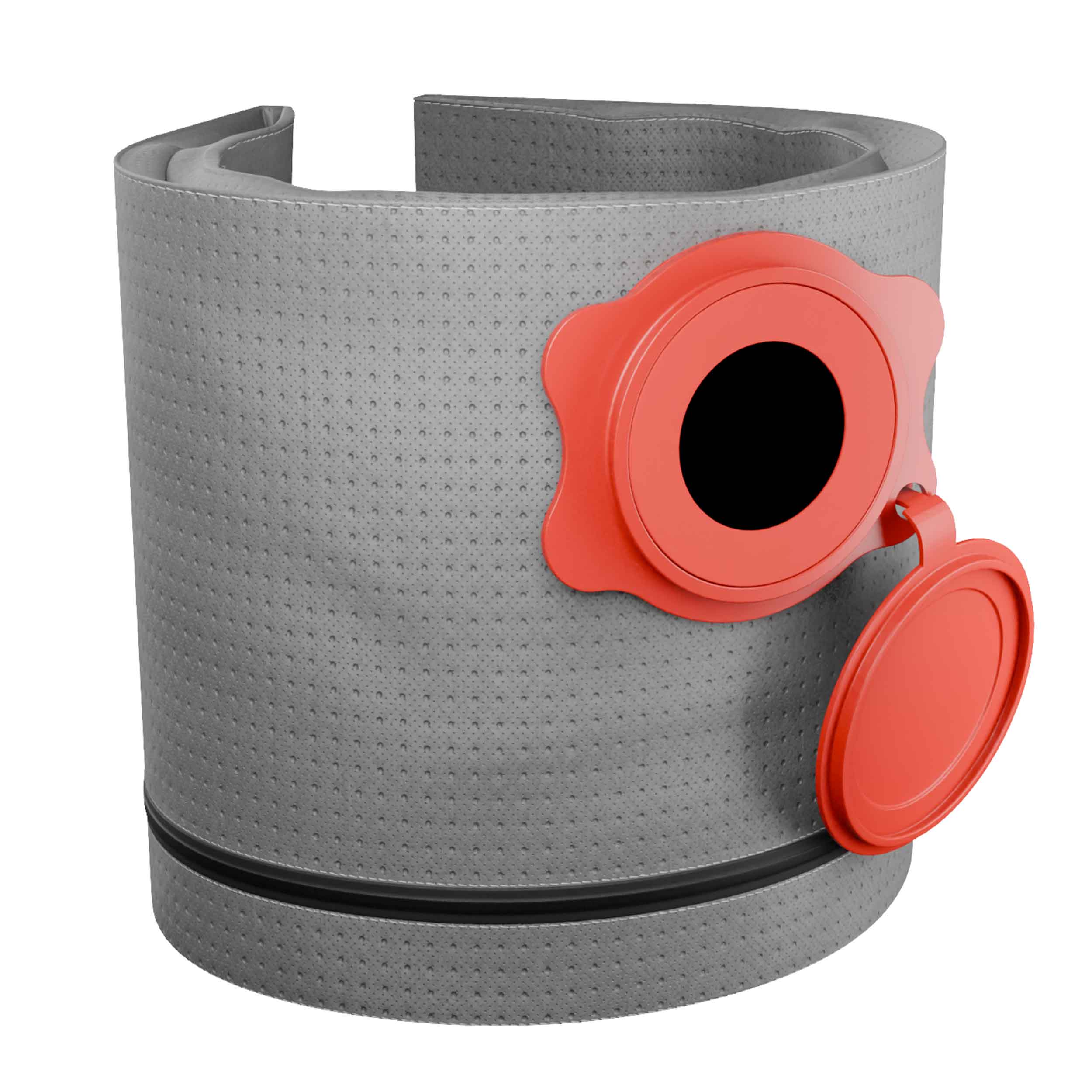 Reusable dust bag for Trend T33A, T33A/EURO and T33AL dust extractors - side view